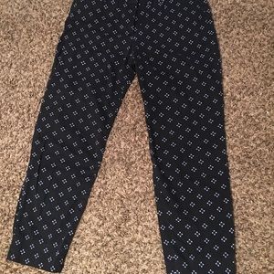 GAP slim cropped pattered pants